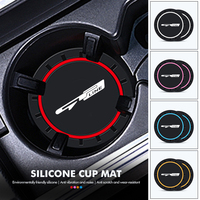 2pcs Silica Gel Car Coaster Water Cup Holder Anti Slip Pad Mat For KIA K5 K2 Optima Soul Spectra Niro Cadenza Sephia Carens