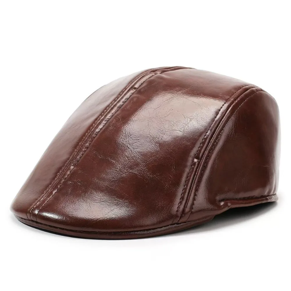 New Soft Men Berets Casual Anti-UV Newspaper Hat Forward Hat Gift