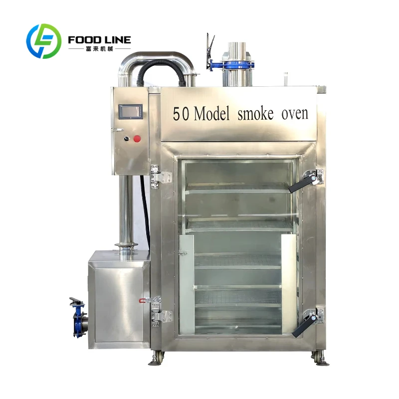Customized Commercial Meat Fish Smoke House Stainless Steel Touchscreen Glass Door Sausage Bacon Ham Smoker Oven