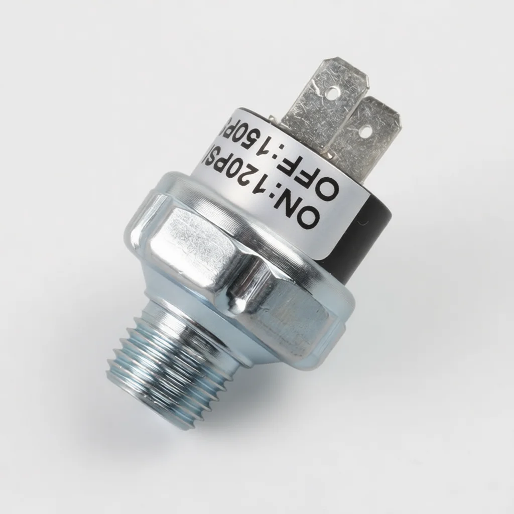 Versatile Adjustable Pressure Switch For Industrial Fluid Systems Water Gas Oil Control Device Durable Compact Sensor