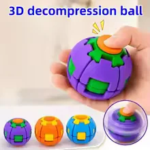 New Fingertip Rotating Ball 3D Printing Stress Relieving Ball Pressing Rotating Fingertip Gyroscope Puzzle Portable Fun Toy