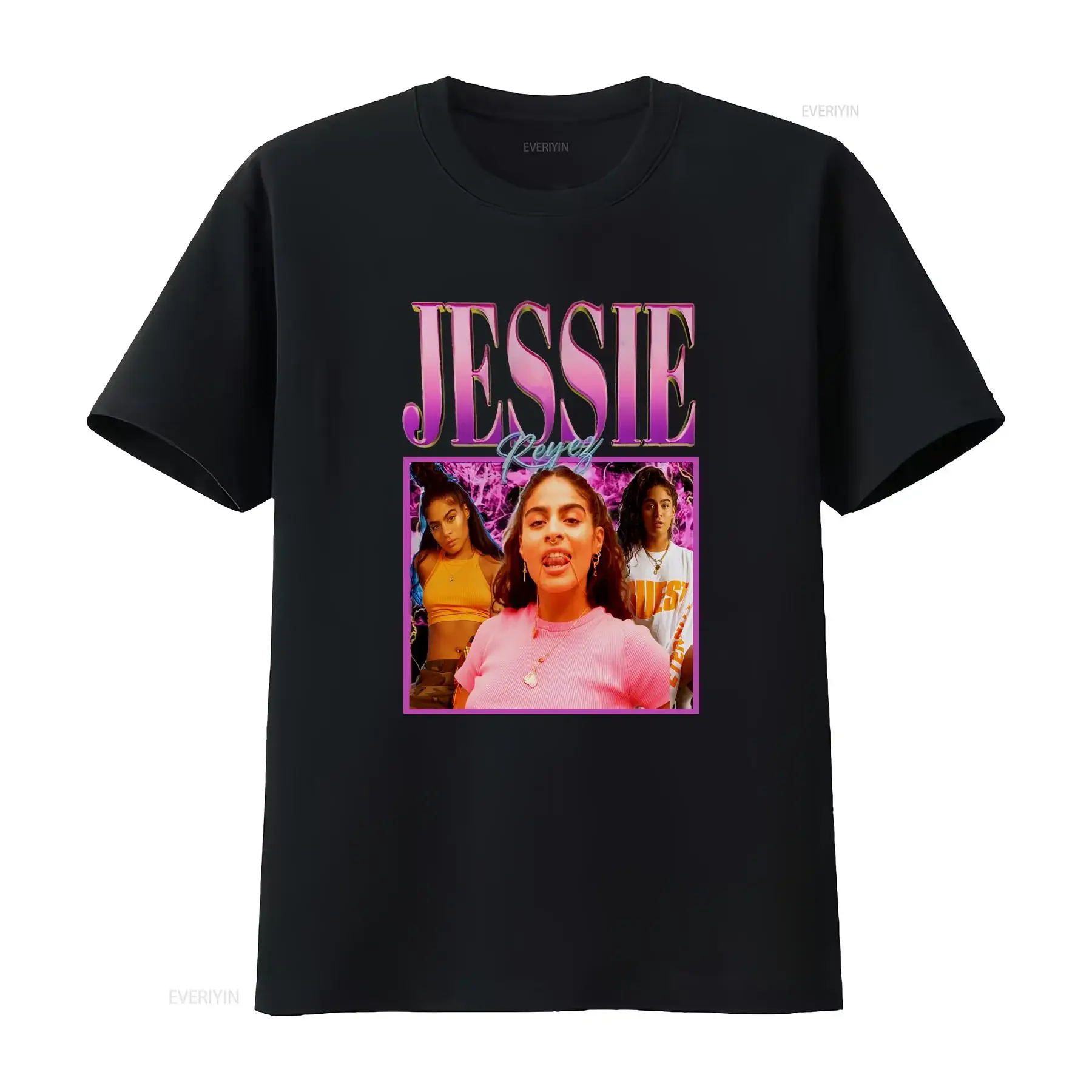 Camiseta Jessie Reyez Rey vintage, estilo streetwear para hombre, cómoda, transpirable, con gráfico, para uso diario, a la moda, suave