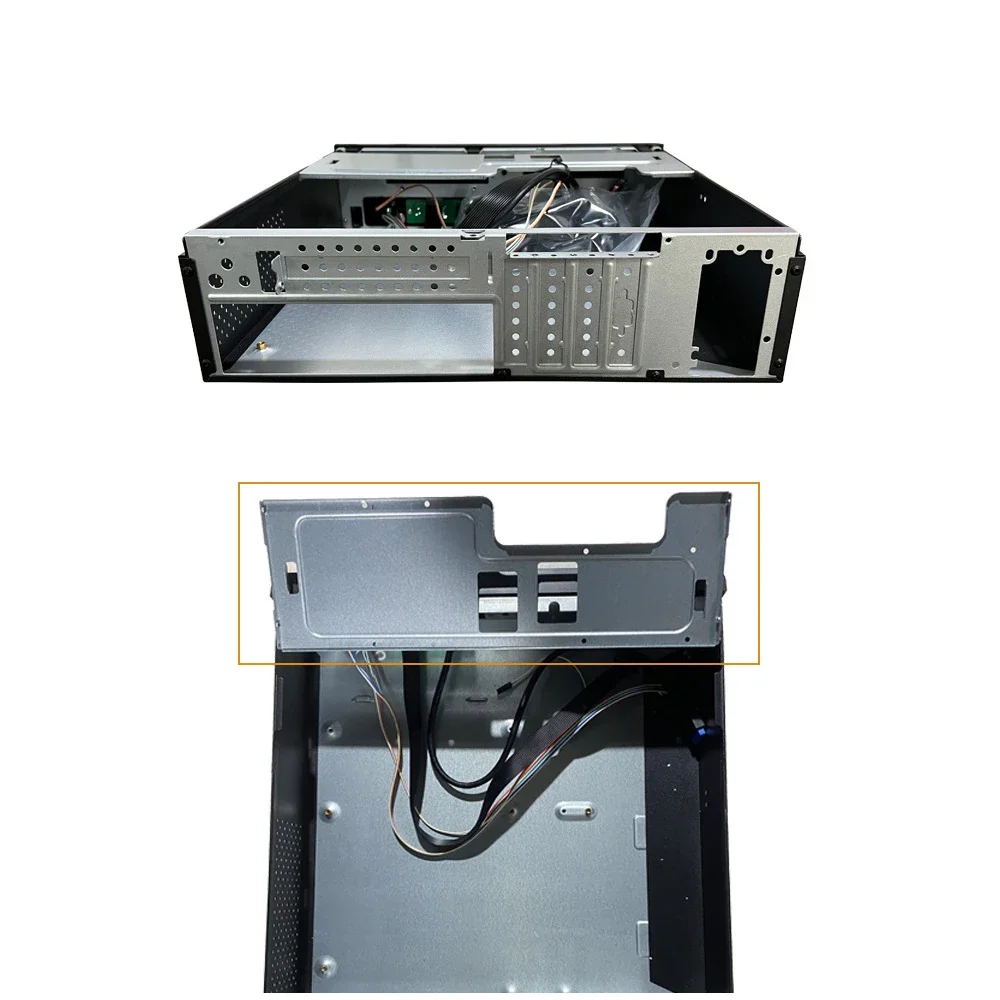 RGeek OEM UX01 SGCC Desktop Micro ATX Cases Fanless Computer PC Chassis USB 3.0 HTPC Mini ITX Case, support customization view 4