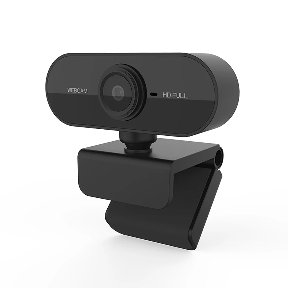 Mini webcam HD 1080P avec microphone, interface USB prenant en charge l'ordinateur portable de bureau, adaptée aux conférences d'appel vidéo en direct