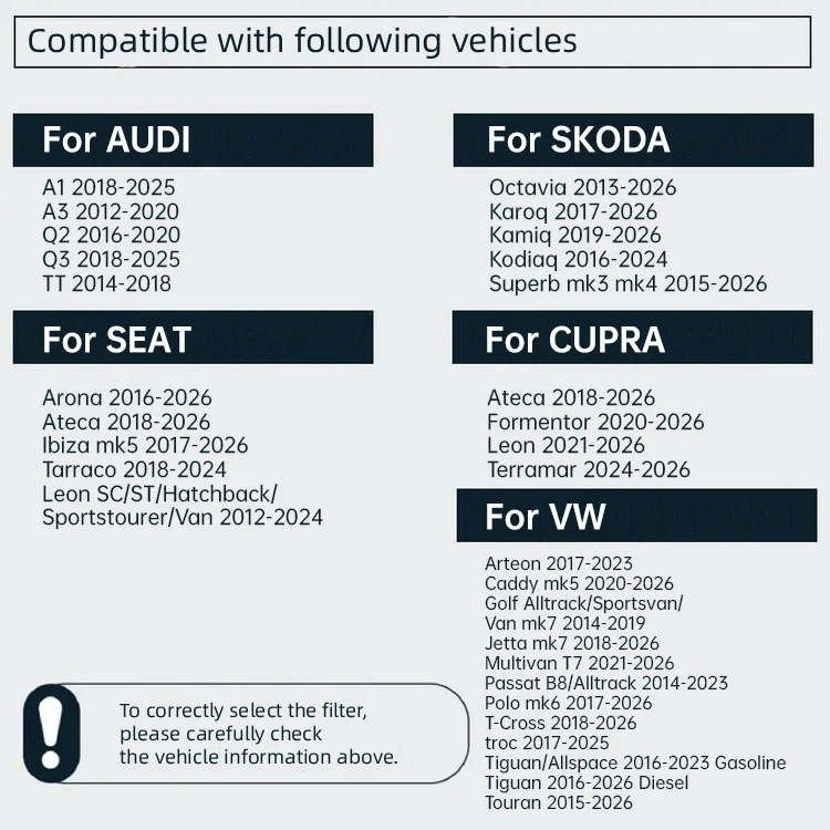For AUDI Volkswagen VW Tiguan Golf Touran SEAT SKODA Superb III (3V3) 1.8 TSI WESTGUARD Air Filter MA9030 5QD129620A 5Q0129620B - view 2