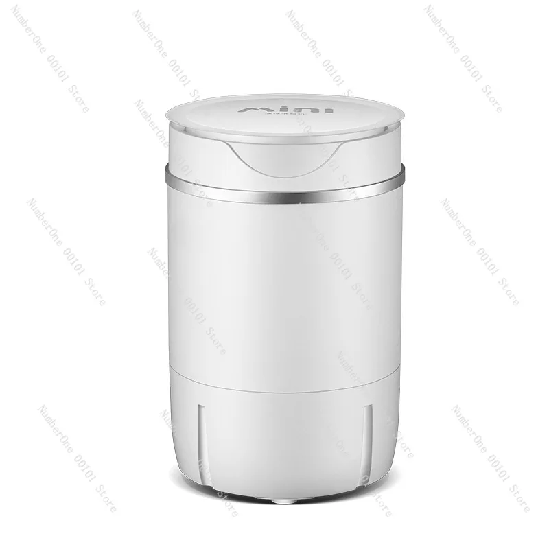 New washing machine small household semi-automatic mini washing machine blue light elution