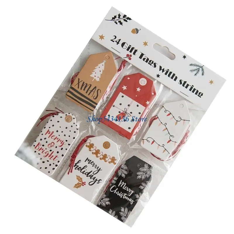 H7ED Christmas Greeting Card Christmas Tree Wishing Card Small Elevator Small Card