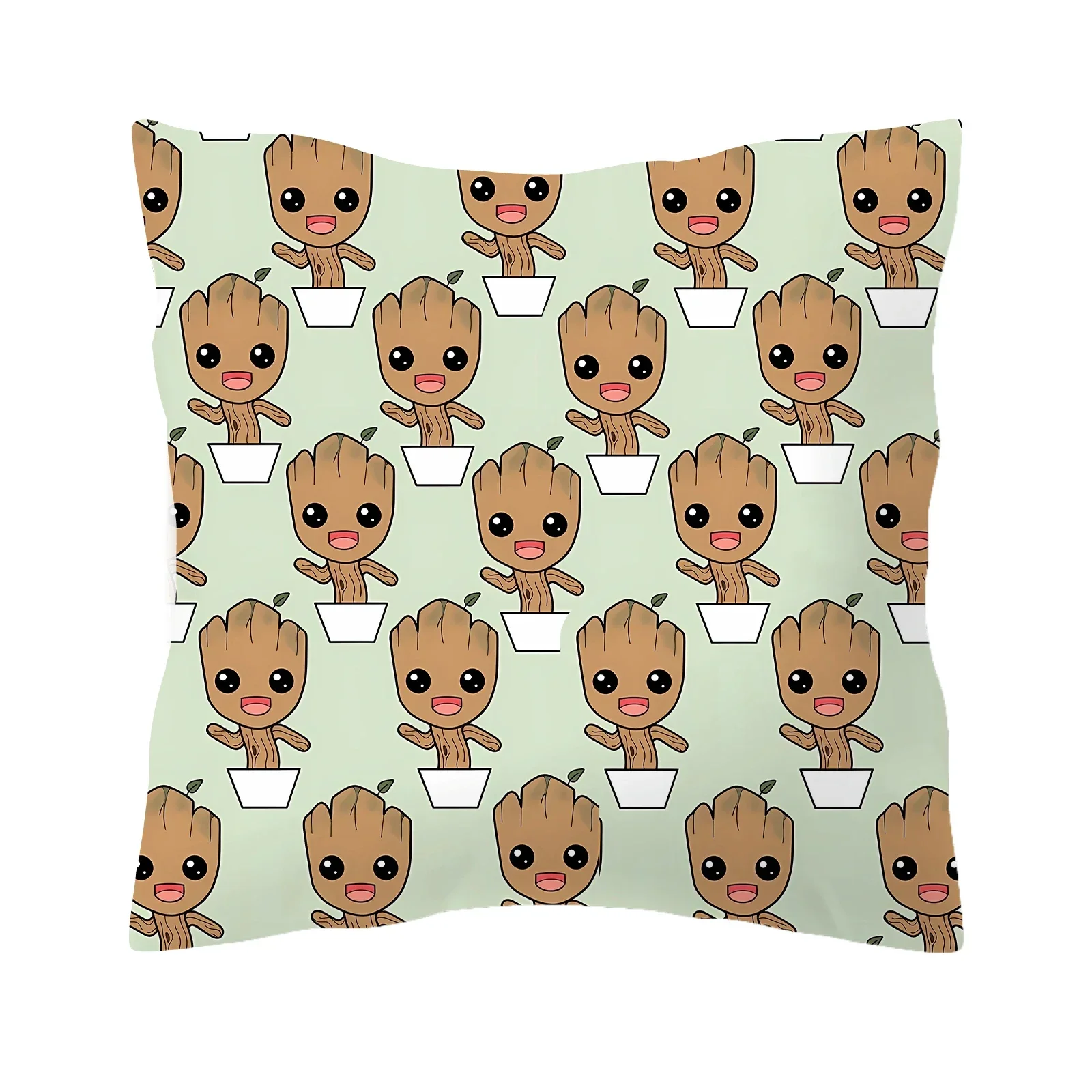 Disney Marvel Groot Pillowslip Cover Anime Cartoon Bedroom Sofa Decoration Home Throw Pillowcase Cushion Cute Kid/adult Gift New