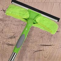 Window Squeegee Household Window Washer Squeegee Kit 2 In 1 Brush Scraper Cleaner For Outdoor Wall Car Home Apartment Door