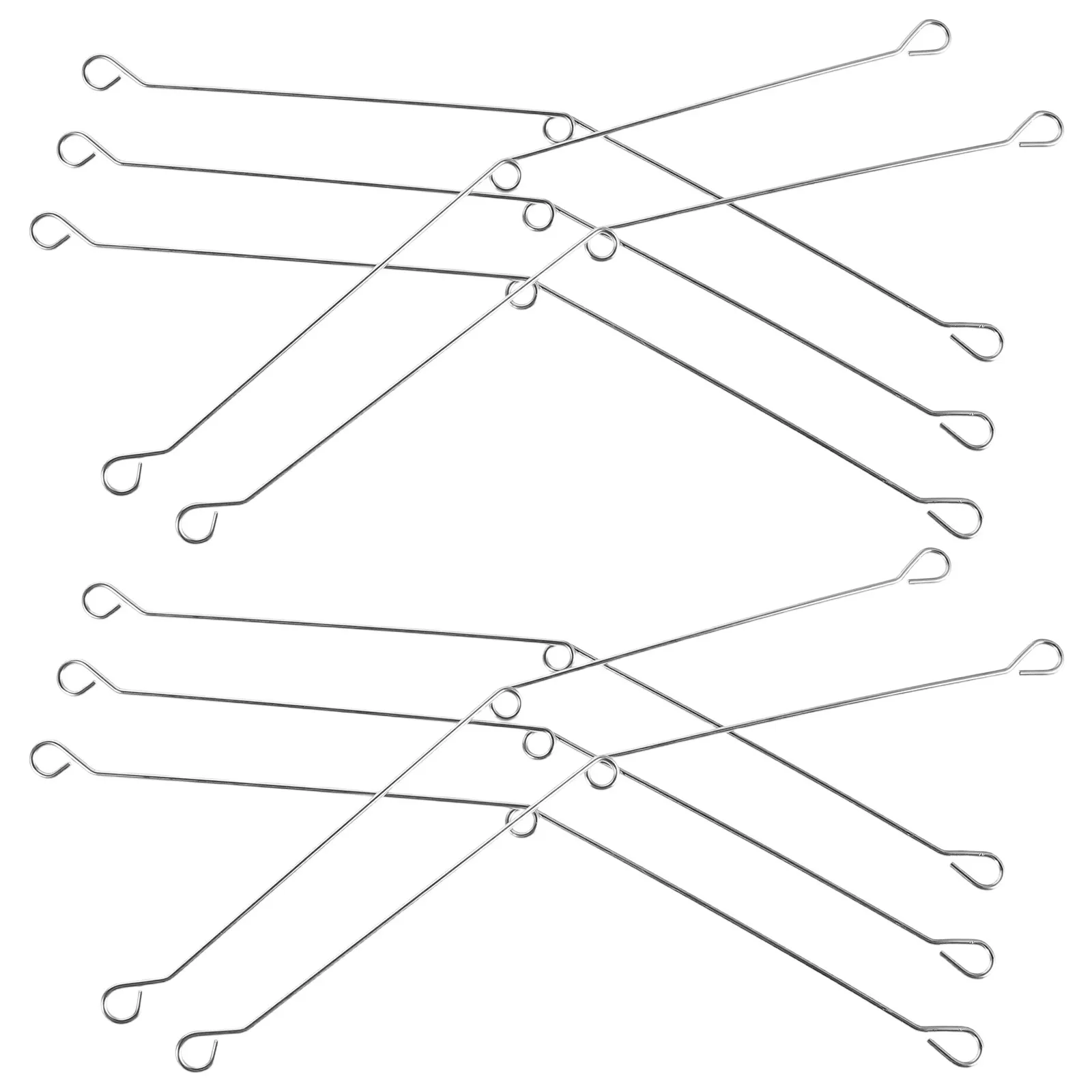 16Pcs Stainless Steel Torsion Spring Clips for Recessed Lighting, Heavy-Duty Downlight Trim Clips