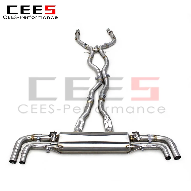 

CEES Catback Exhaust System For Mercedes-Benz GLE63 AMG W167 4.0T 2020-2023 Stainless Steel New Style Car Exhaust Pipe Muffler