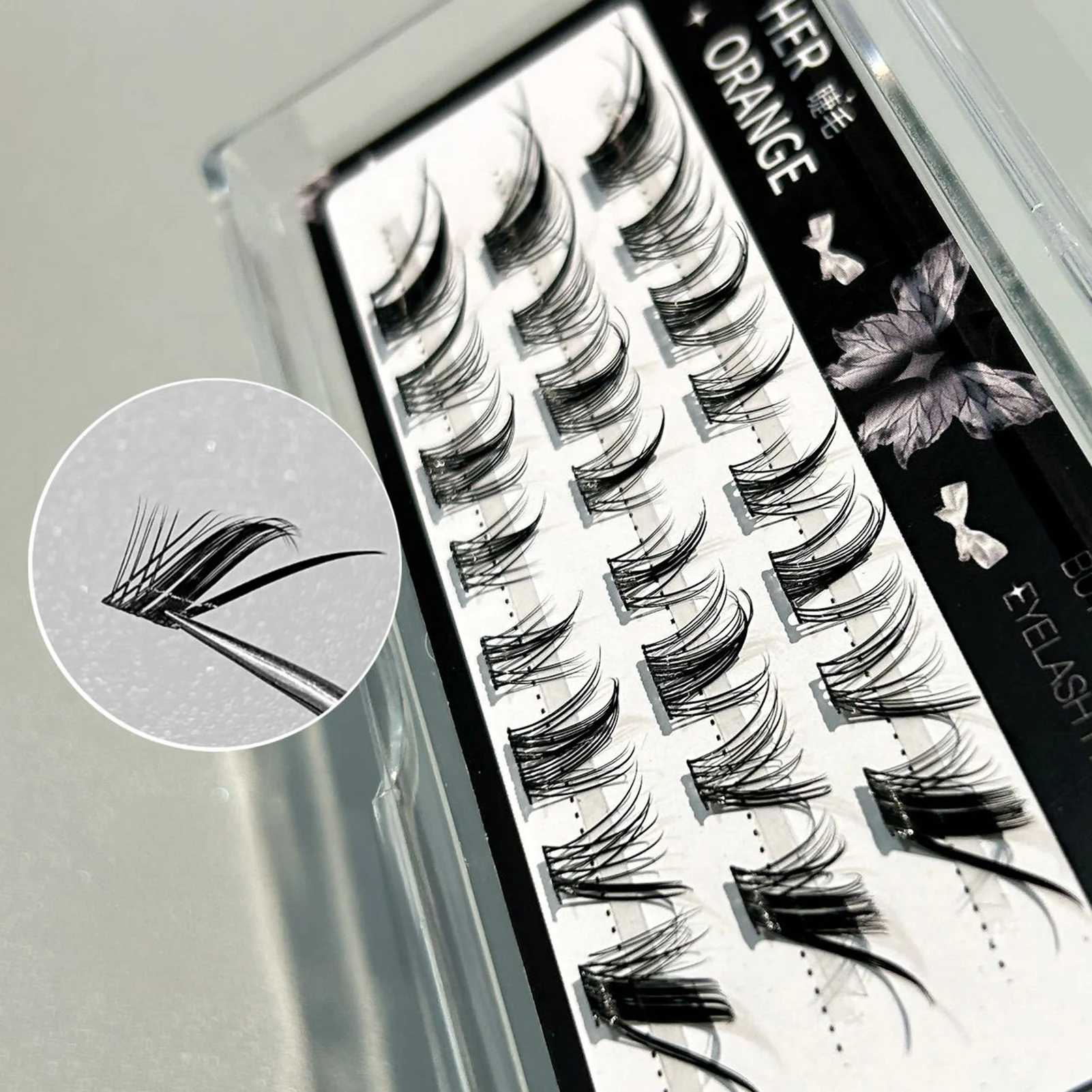 Faux cils naturels Cosplay, queue d'oeil allongée, Style renards individuels, Extension de faux cils Anime pour le maquillage quotidien et la fête