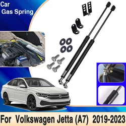 For Volkswagen VW Jetta MK7 Accessories A7 Vento Sagitar 2019~2023 Car Front Hood Engine Cover Supporting Strut Car Accessories