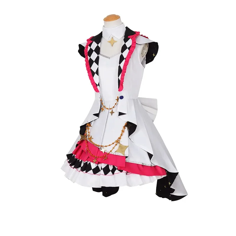 

Милый аниме-проект Sekai, красочная сцена, rin Mikuu, косплей Jump Kawaii, платье, униформа для вечеринки на Хэллоуин, костюм 5ftu^ 5ftu^