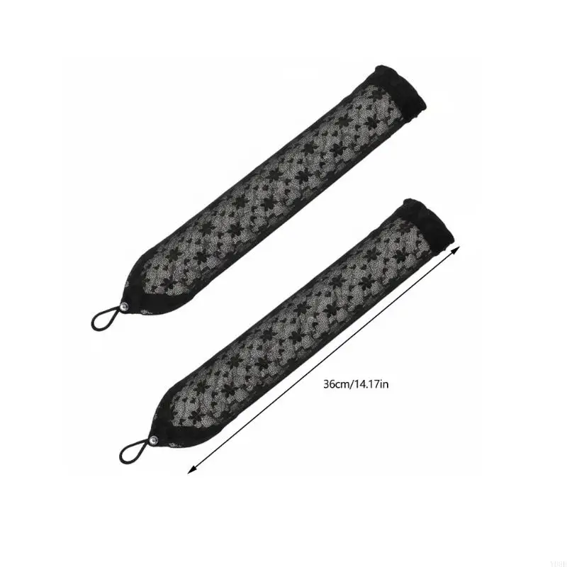 الدانتيل زهرة أكمام أذرع تبريد تنفس فنجر هوك تصميم Armwear قفازات طويلة لحدث الزفاف الأزياء Armwear للحزب Y08E