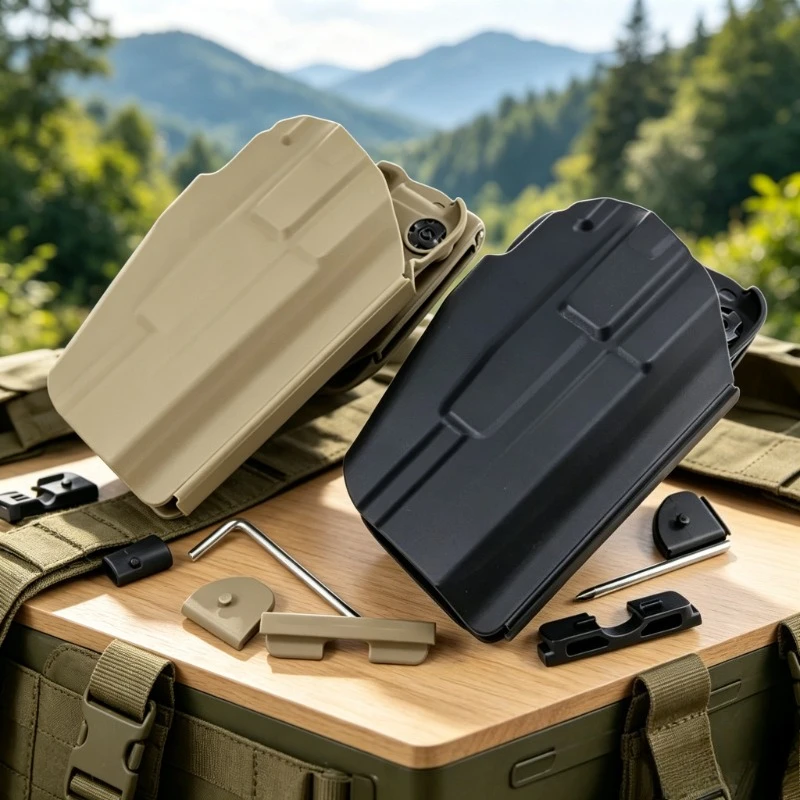 

579 Portable Carry Holster, Outdoor Durable Nylon Waist Pouch, Fit G17 M92 1911 P226, Snatch Style Protective Sleeve
