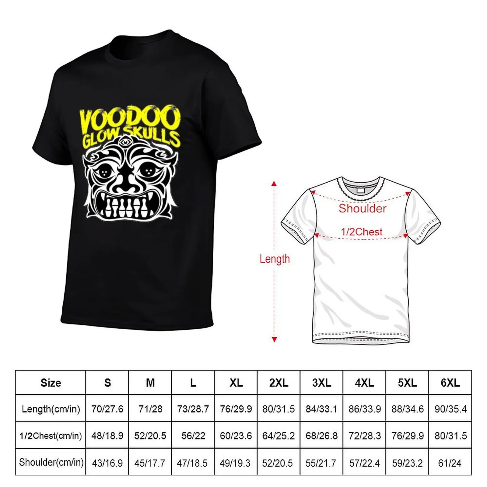 Voodoo T-Shirt t shirt man designer cotton t shirt man man t shirt graphic T-shirt