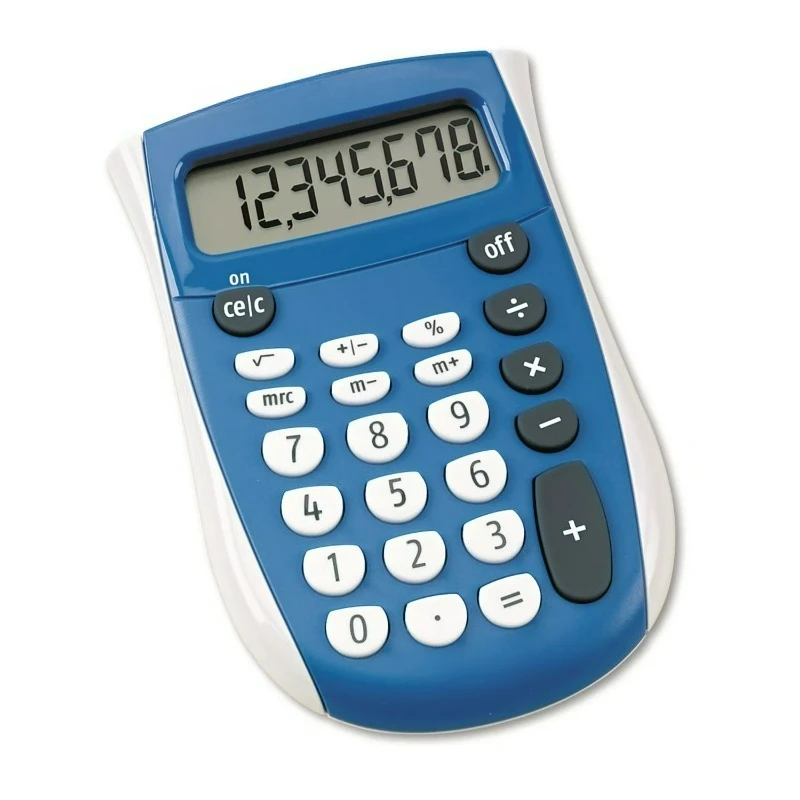 Last Digit Erase Calculator Type with Gray, 1 Pack