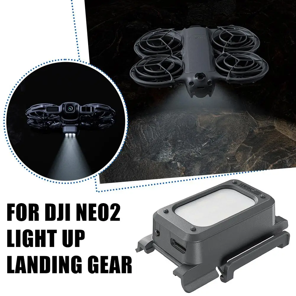 

Подвесное шасси для DJI NEO 2 с LED-подсветкой, быстросъемный комплект защиты шасси для дрона DJI NEO 2, аксессуары