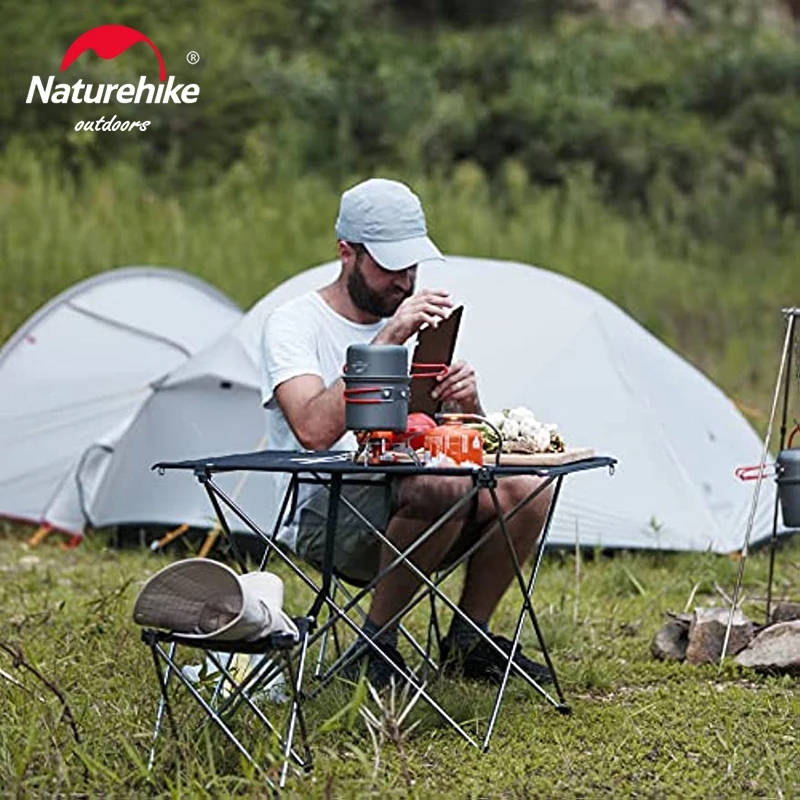 Naturehike kemping kucharské umení sada outdoorové piknik kemping hrnec ultralehký přenosné piknik kastrol 2-3 osoba tramping ne tyčinka hrnce