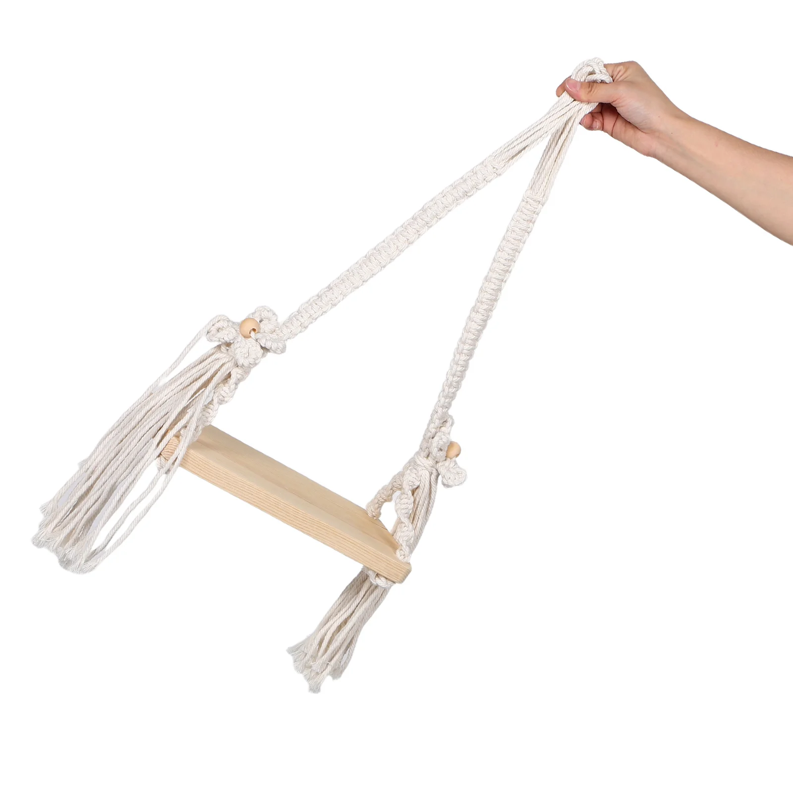 

Children Photography Hammock Infant Wooden Swing Baby Photoshoot Props Indoor Patio Beige Toddler Newborn Swing Photo Prop