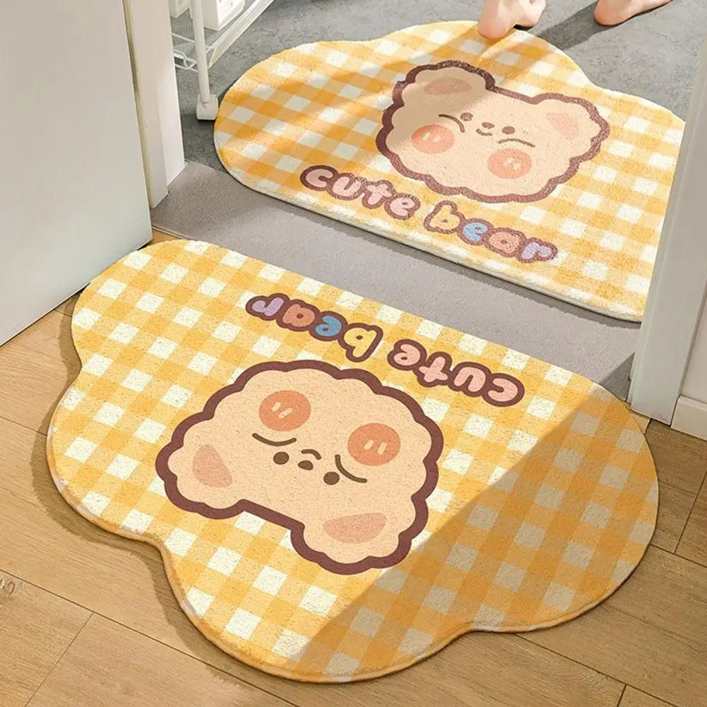 Non Slip Microfiber Duck Bath Mats Absorbent Bathroom Rugs With TPR Backing Ultra Soft Floor Mat For Kitchen Bedroom Living