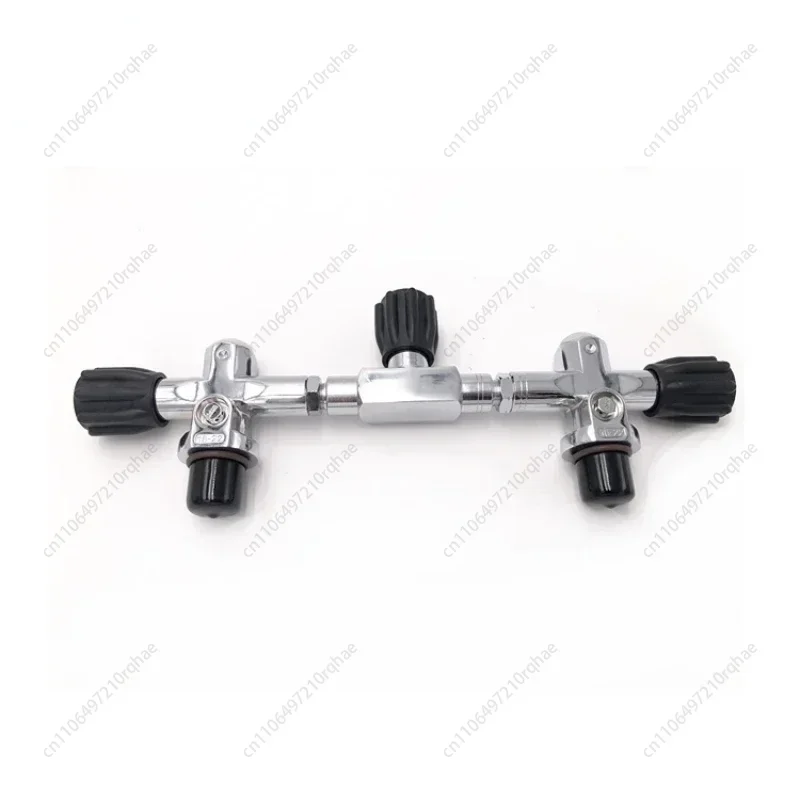 

Diving Manifold 232bar DIN / YOKE Dual Twin Gas Cylinder Valve