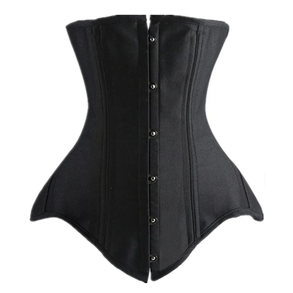 Steel Double Boned Overbust Long Torso Corsets Bustiers Waist Trainer Corsets Shapewear Cincher Plus Size Corselet