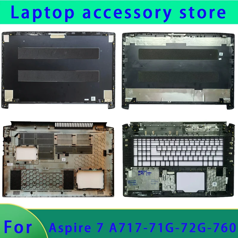 Suitable for Aspir A717-71G A717-72G A517-51 G/51P N19C5 Laptop LCD Screen Top Cover, Screen Frame, Palm Rest, Bottom Shell