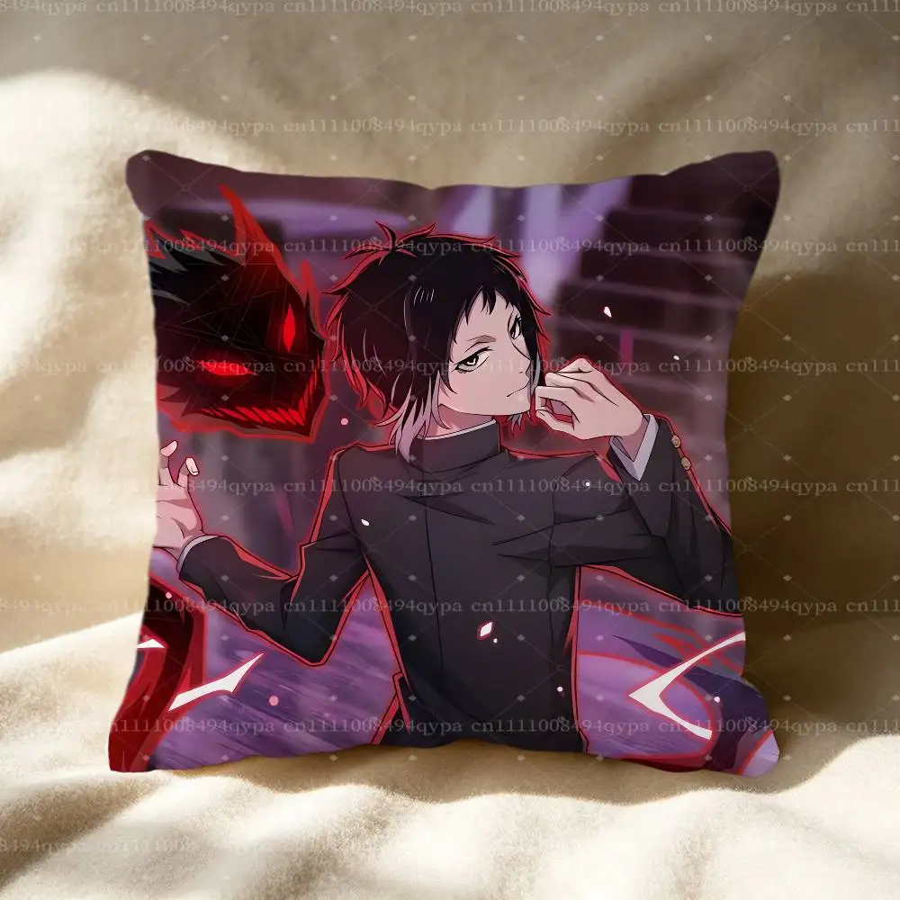 Akutagawa BSD B-Bungo Stray Dogs Throw Pillow Cushion Cases Kawaii Decorative Living Room Decor Soft Decorative Pillows