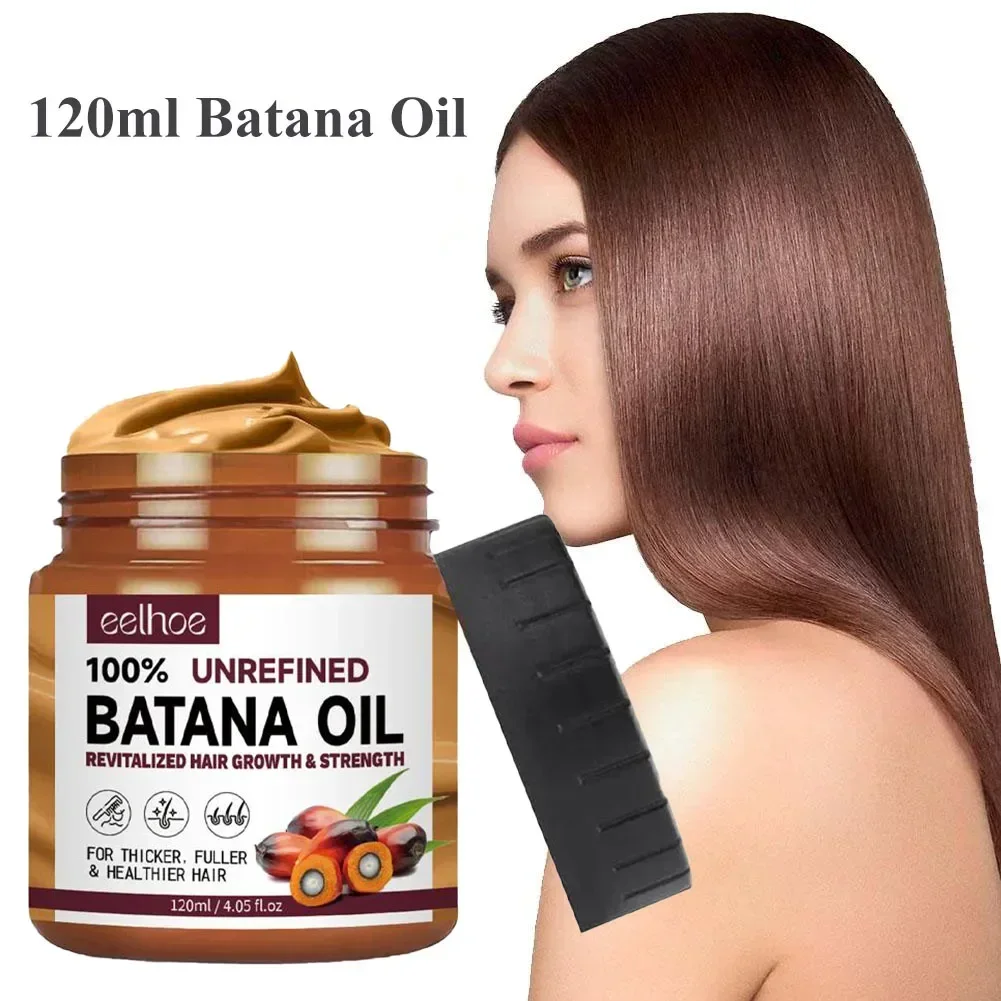 Batana Oil Hair Mask Moisturize And Repair Hair Root For Healthier Thicker Repair Damage Restore Hair Care 120ml