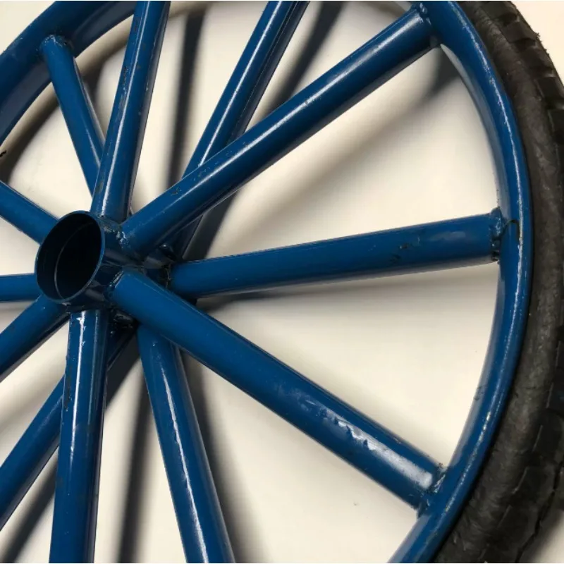 26 Inch Solid Rubber Tire for Construction Dumper Wheel, Heavy Duty Trolley Cart Wheel Concrete Mixer