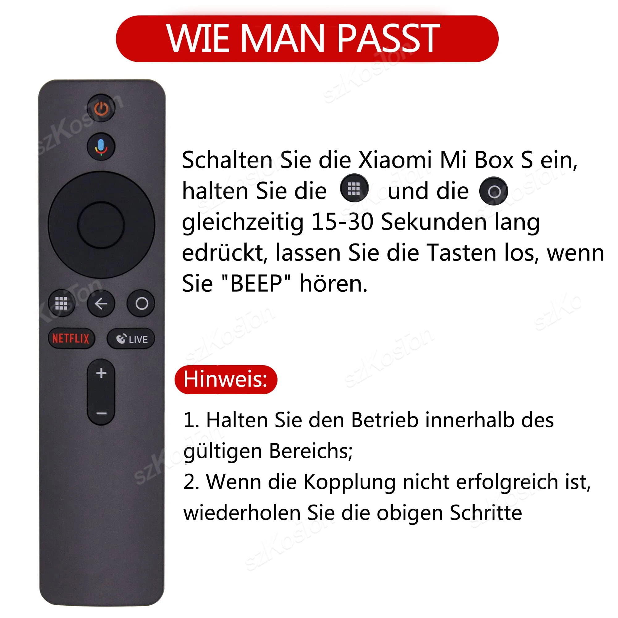 Replacement Bluetooth Voice Remote Control For Xiaomi MI Box S MI TV Stick MDZ-22-AB MDZ-24-AA Smart TV Box Remote XMRM-006