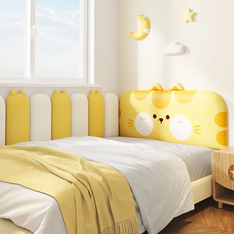 Cartoon Animal Be Headboard Boy Girl Kids Room Decor Aesthetic Head Board Cabecero Cama Tatami Wall Decor Panels Board