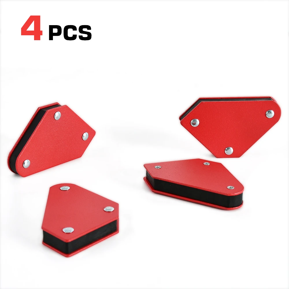 Hot 4pcs 7.2CM Magnetic Welding Holders Angle Solder Arrow Magnet Weld Fixer Positioner Ferrite Holding Auxiliary Locator Tools