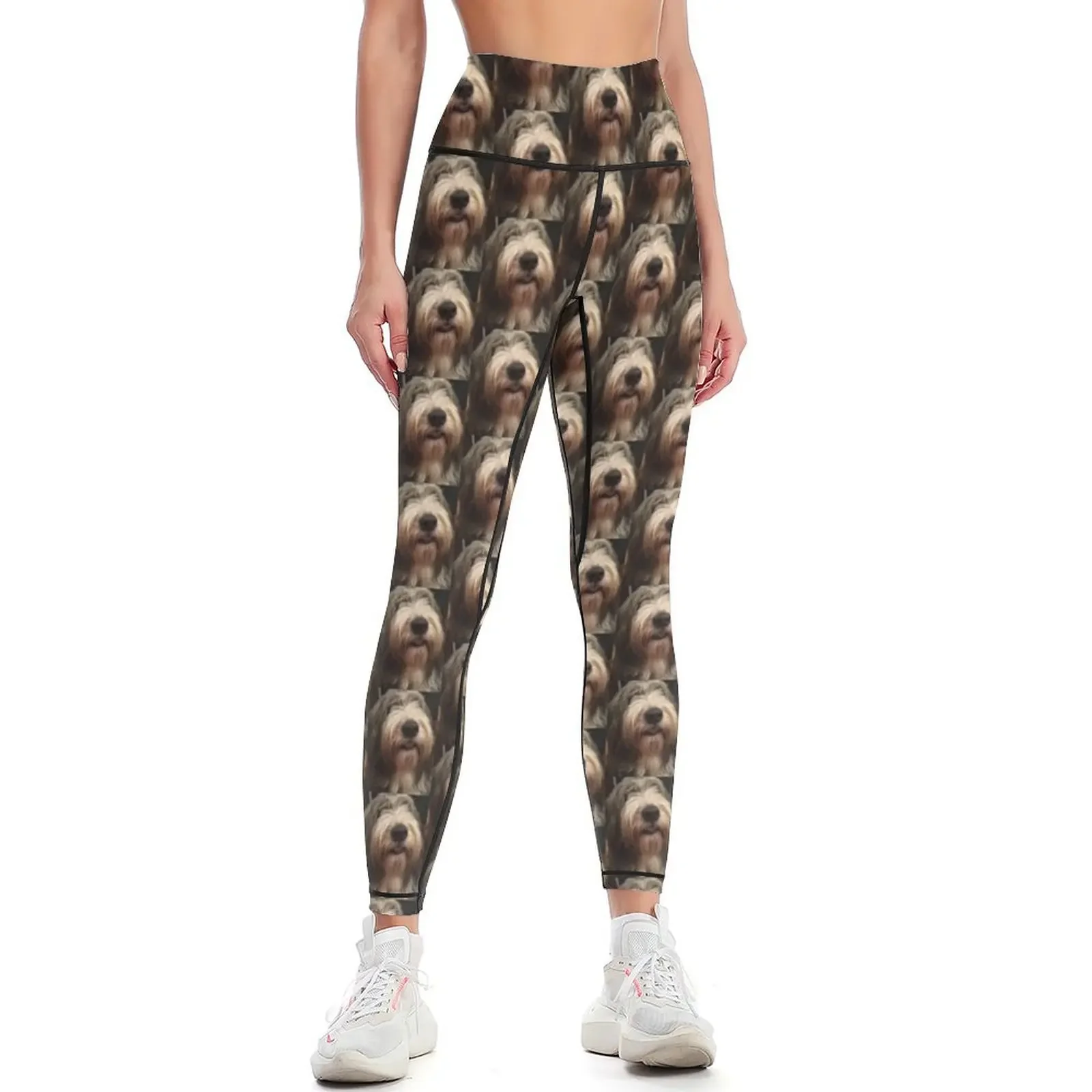 

I Love Bearded Collies - Beardie Love Leggings Women's sportswear sport set for fitness Women's fitness Womens Leggings