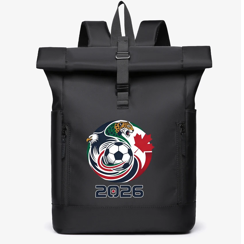 

2026 USA Canada Mexico World Soccer Backpack Football Fans Bag Business Trip Laptop Bag Commuter Computer Men's Women School Bag