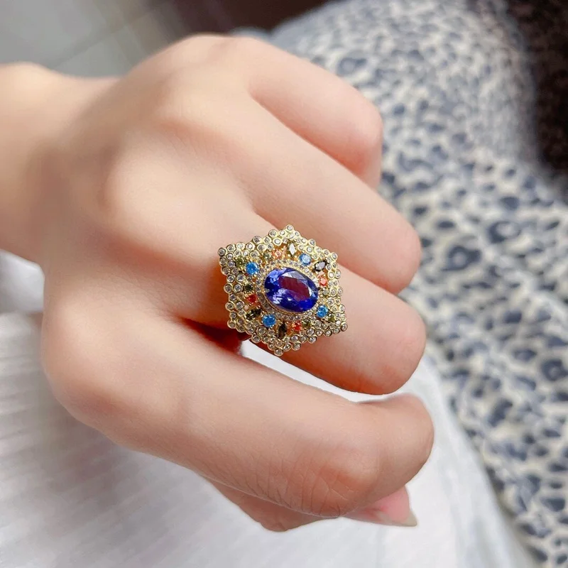  Wholesale RR2084 European Fashion Hot Woman Girl Bride Party Birthday Wedding Gift Shiny AAA Zircon 18KT White Gold Ring
