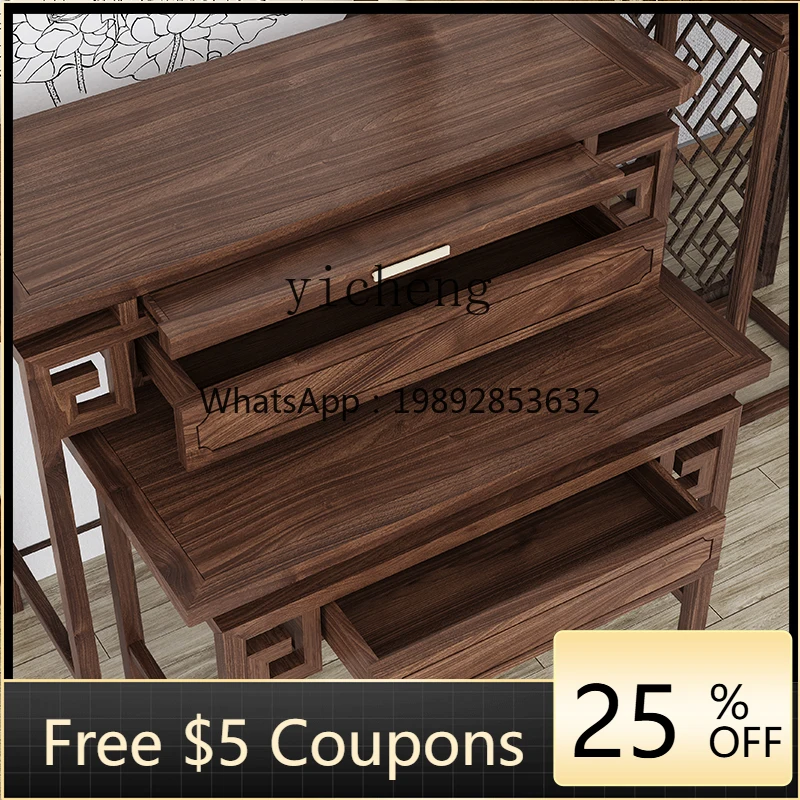 

A1 New Chinese Home Solid Wood Buddha Table Modern Simple Gong Tai Shentai