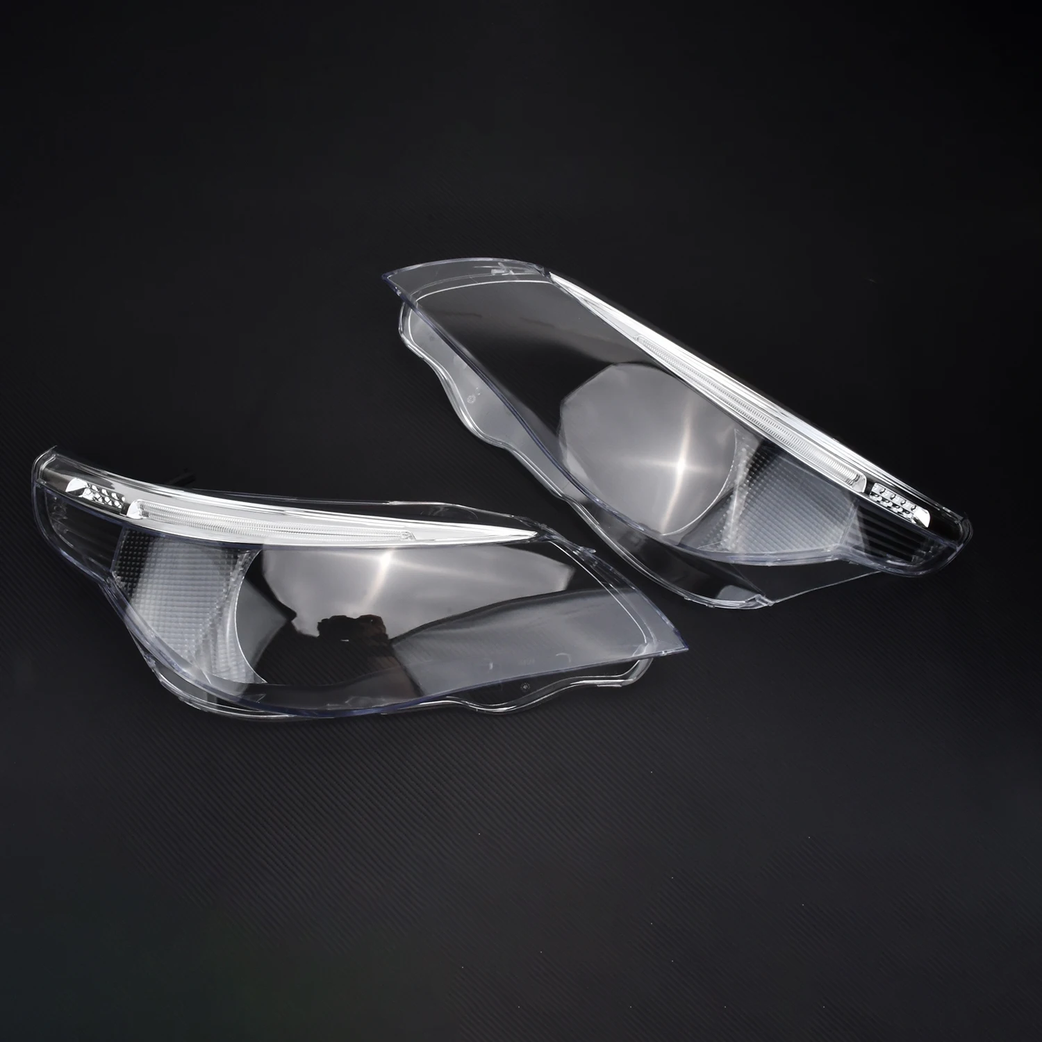 Per BMW Serie 5 E60 E61 520i 523 525 530i 2004 2005 2006 2007 Auto Faro Copertura vecchio stile Lente Paralume Trasparente HA CONDOTTO LA Luce