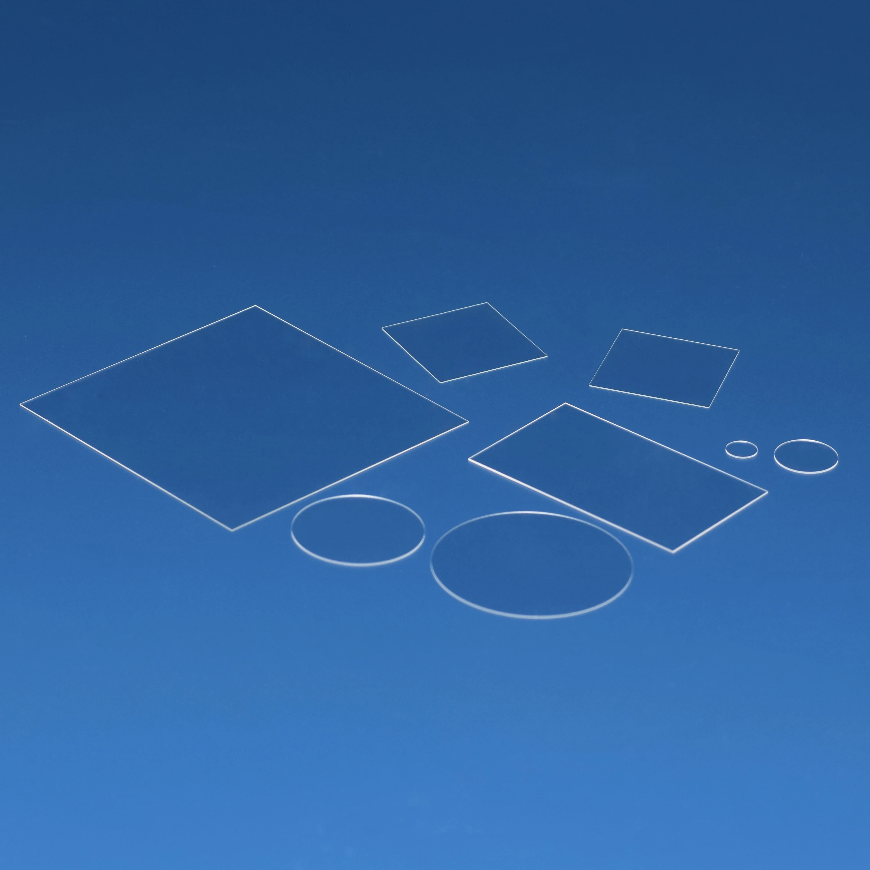 Quartz Glass Sheet JGS2 High Transmittance Window High Temperature Resistance 1200 Degrees