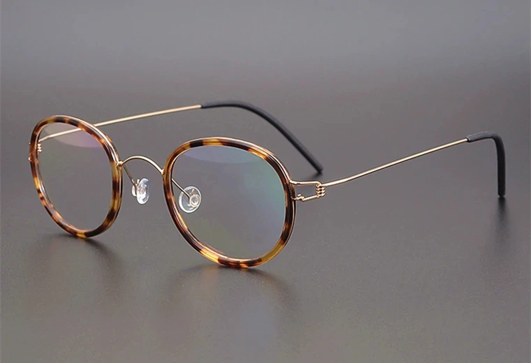 SO SMOOTH WIND Dänemark Marke Titan Brille Rahmen Männer Frauen Gummi Runde Schraubenlose Brillen Ultraleicht Brillen Handgemachte Designer Rahmen 3