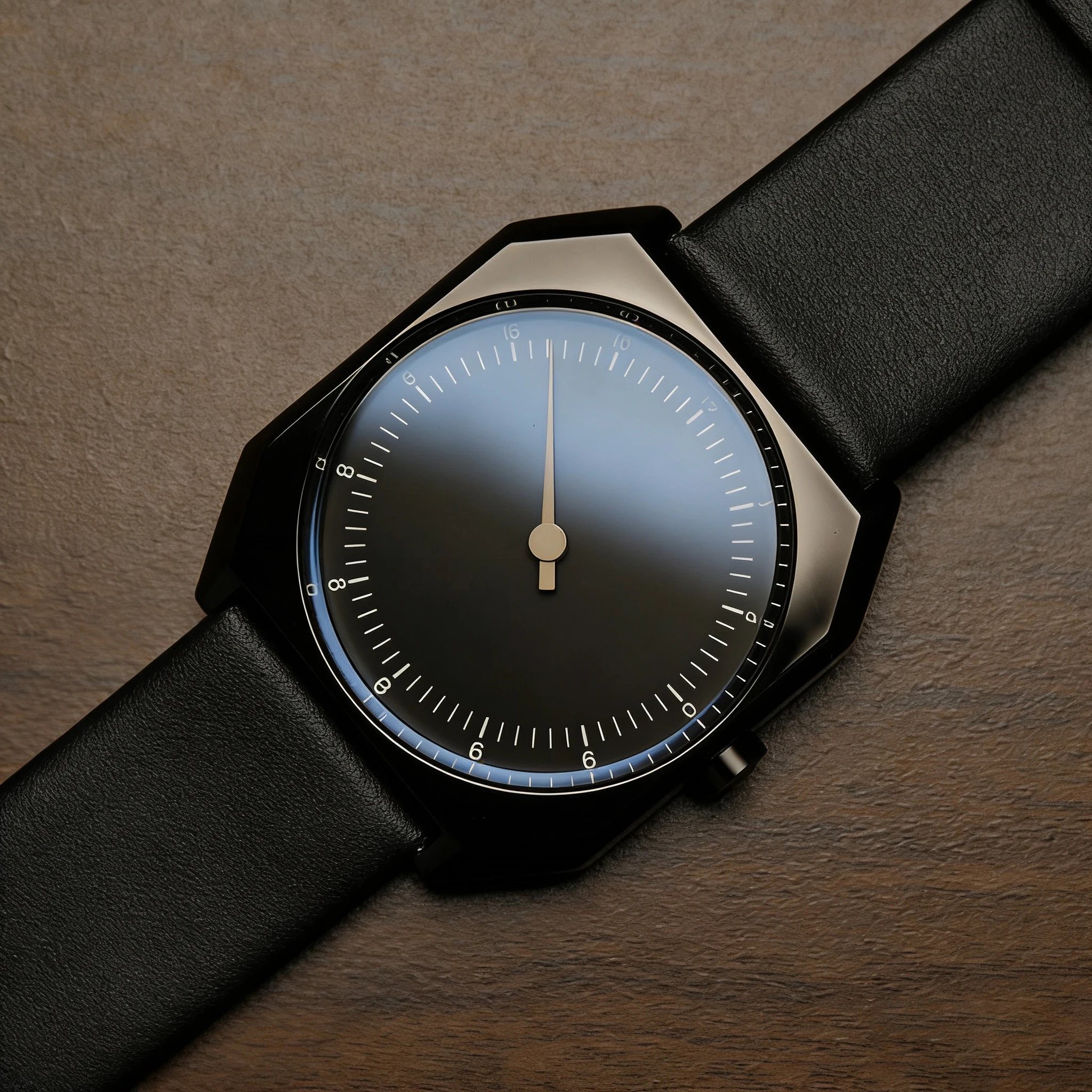SKU Retro One Pointer Men's Watch Vintage Style Square Quartz Unique Design Fashion Alloy Wristwatch