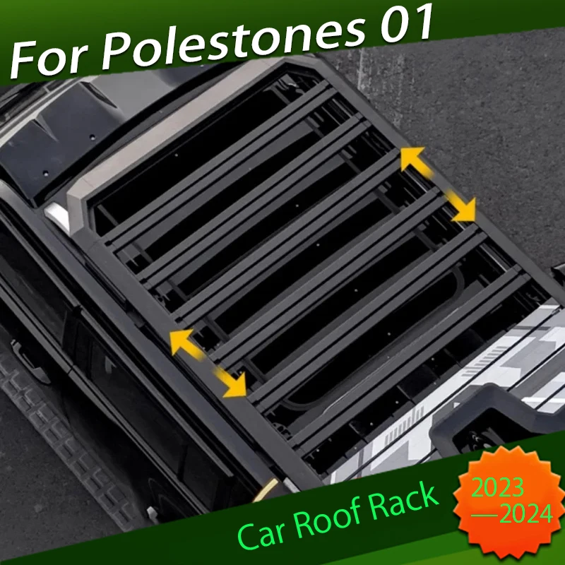 Car Roof Rack Suitable for Polestones 01 Modification Multi-function Off-road Platform Spoiler Car Exterior Decorative Parts