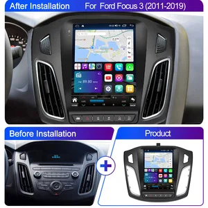 Lehx Pro Radio von Car Car Android Multimedia 14 für Ford Focus 3 MK3 2011-2019 Auto 2din CarPlay Stereo Navigation GPS DVD Tesla Hauptverkauf Multimidia Focus 2013 - №4
