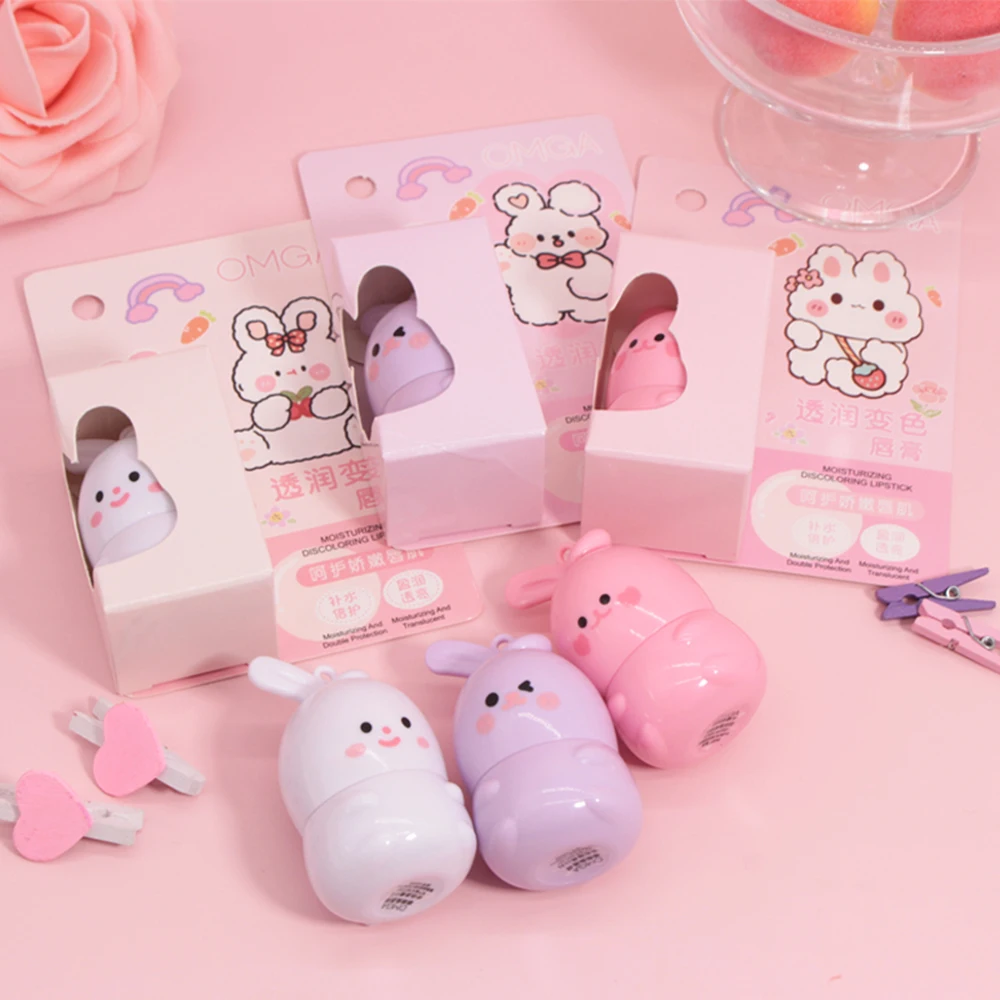 Baby Rabbit Warm Moisturizing lipstick, long-lasting moisturizing lipstick, moisturizing waterproof lipstick - view 2