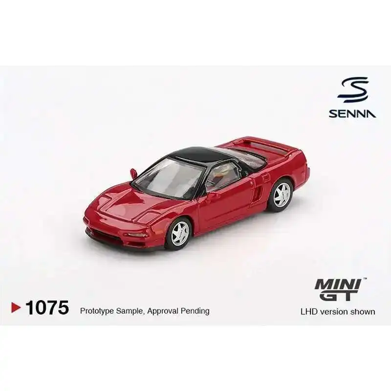 Pré-venda minigt 1074 1:64 honda nsx protótipo médio esportes 1989 diecast modelo de carro coleção brinquedos