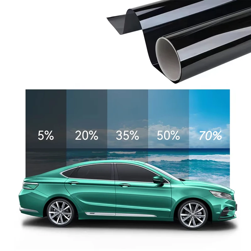 

1/3 м 5/15/25/50/70 VLT черная оконная Солнечная пленка для защиты конфиденциальности теплоизоляция и анти-УФ для Mercedes-Benz SLR/SLS/AMG