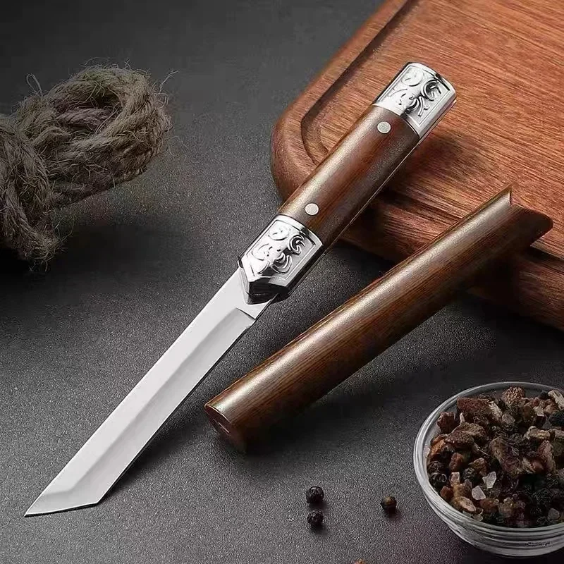 Pure handmade multifunctional fruit knife household sharp high hardness portable carry ancient style knife