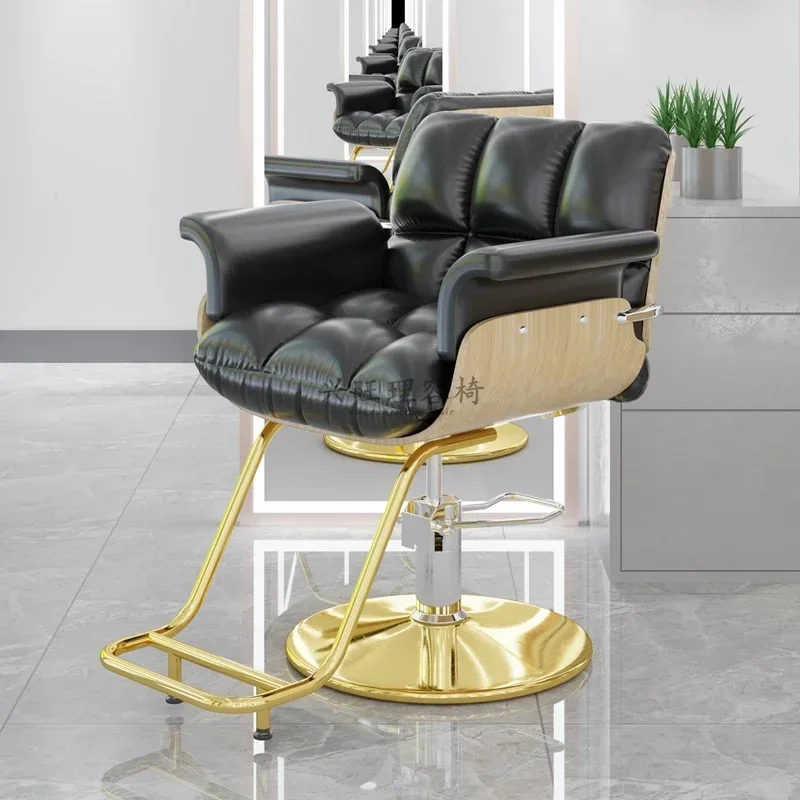 

Retro Luxury Barber Chair Professional Classic Beauty Salon Equipment Tattoo Chair Hair Salon Furniture Salon Sink كرسي